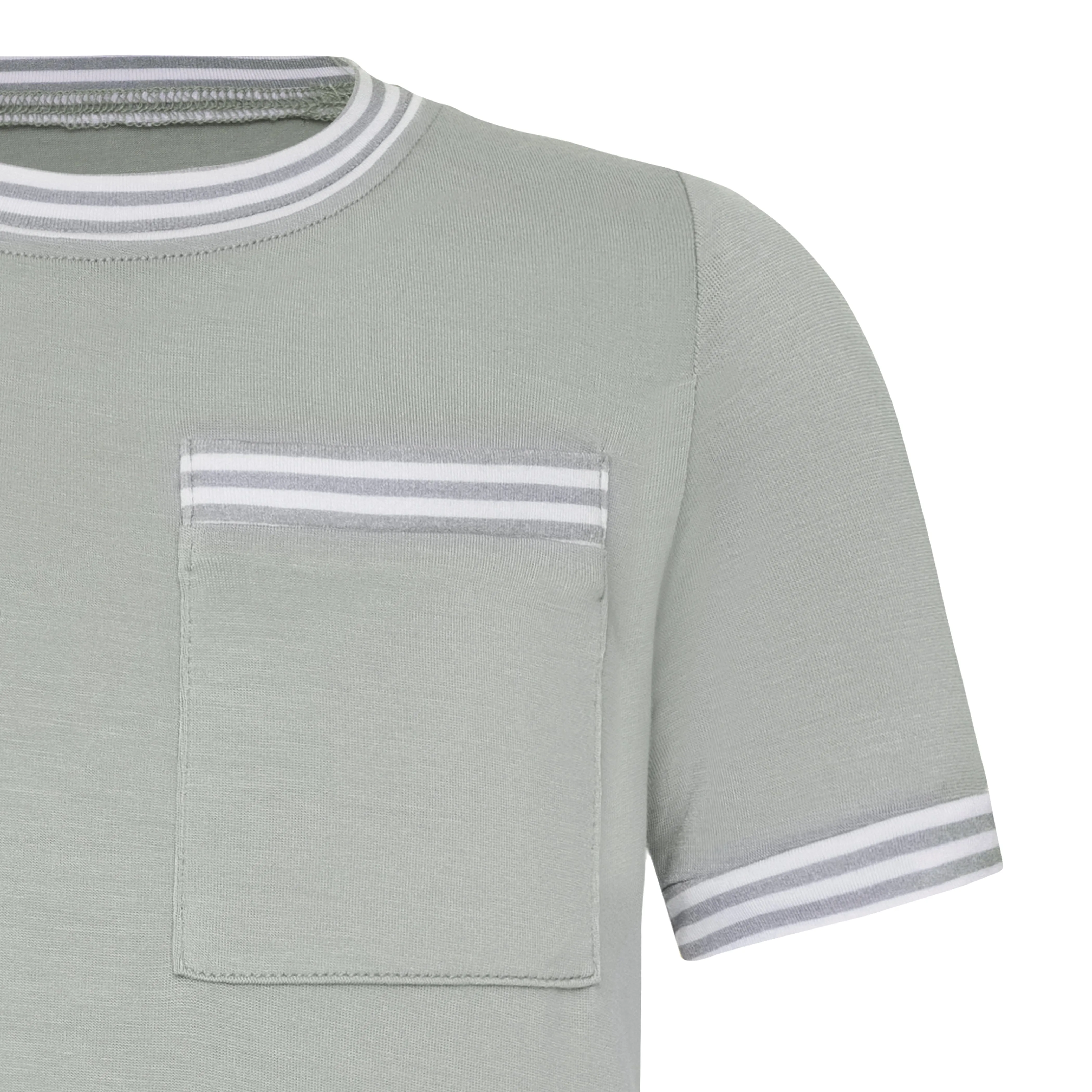 Agave Border Stripe T-Shirt Set