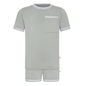 Agave Border Stripe T-Shirt Set