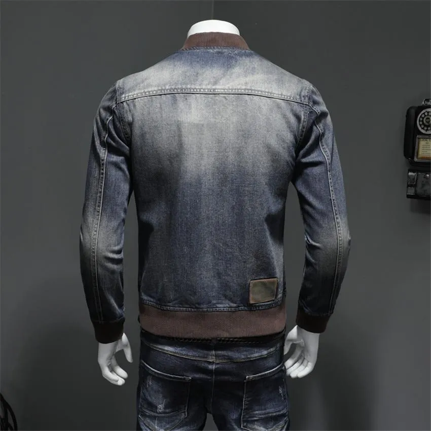 Angelo Ricci™ American Style Casual Zipper Jeans Jacket