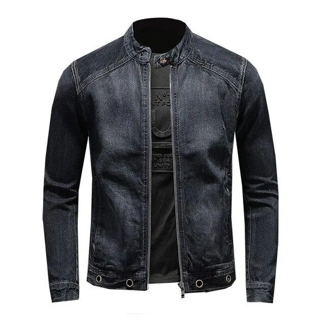 Angelo Ricci™ American Style Casual Zipper Jeans Jacket