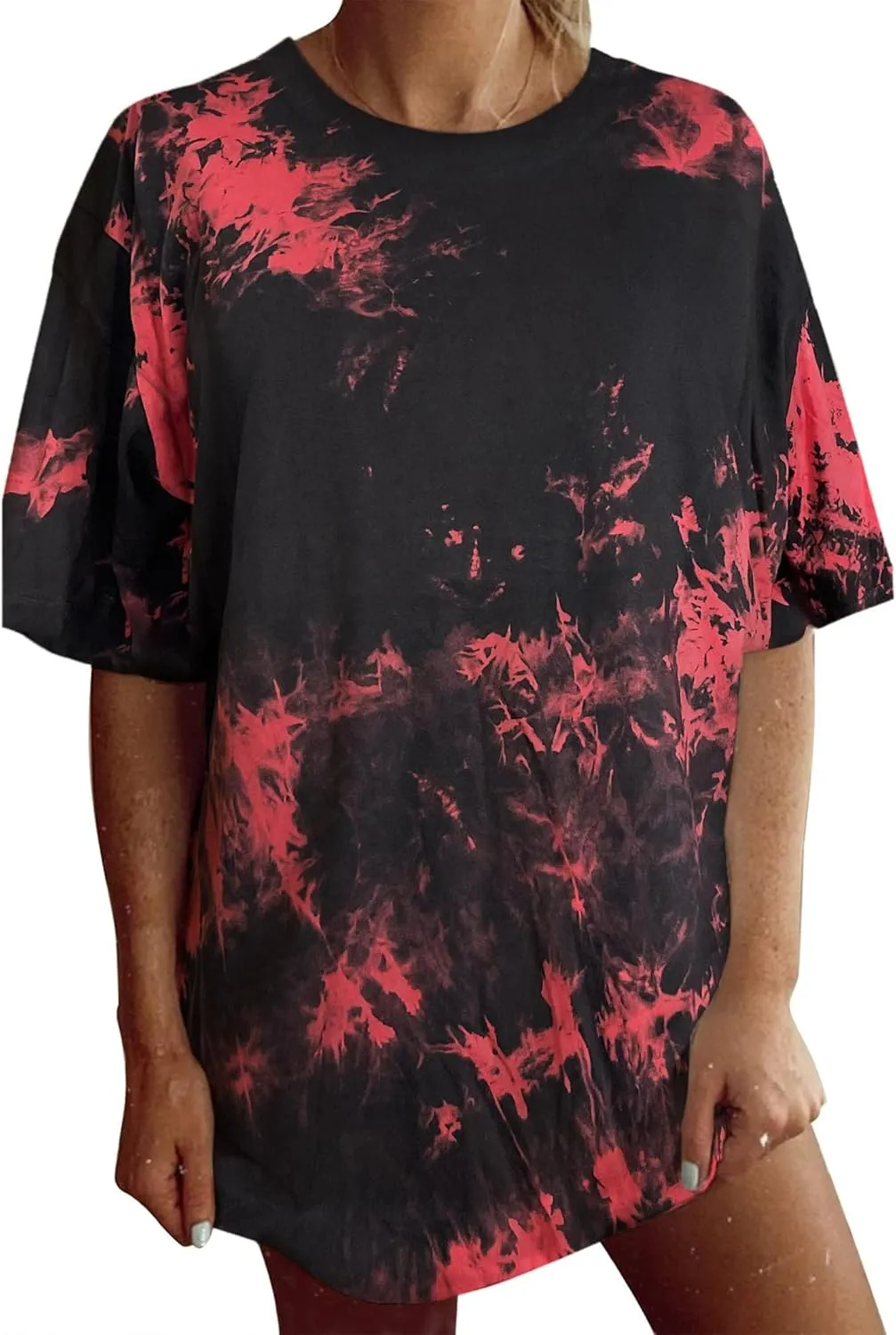 Avanova Women Tigers Graphic Oversized Tee Top Short Sleeve Loose Crewneck Summer T-Shirt