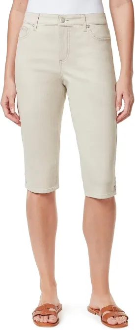 Bandolino Women's Mandie High Rise 17" Roll Cuff Skimmer Short