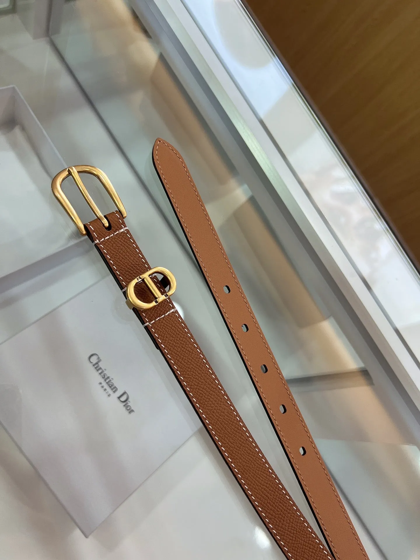 BL170 CD Calfskin Saddle Belt , 20 MM