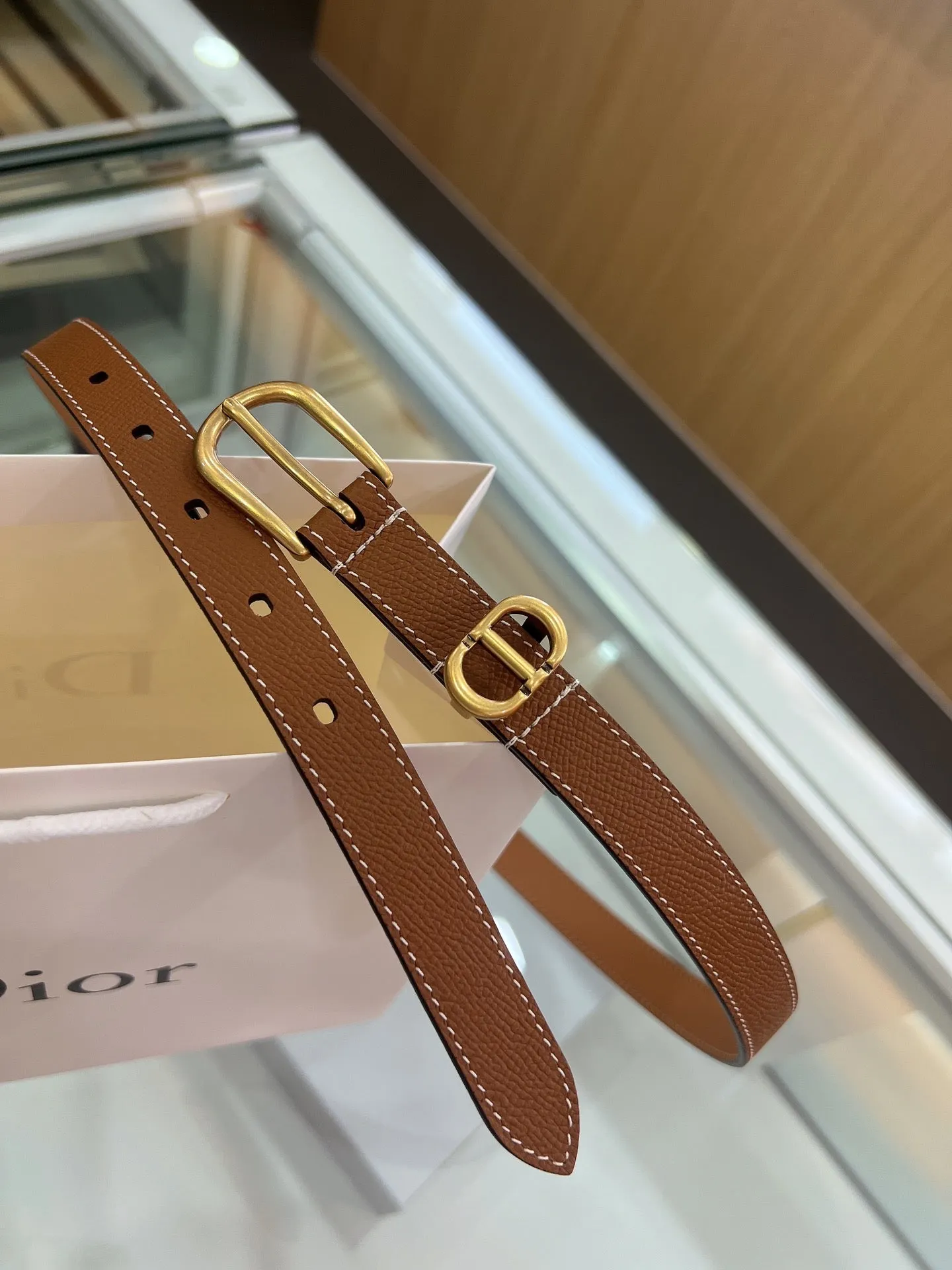 BL170 CD Calfskin Saddle Belt , 20 MM