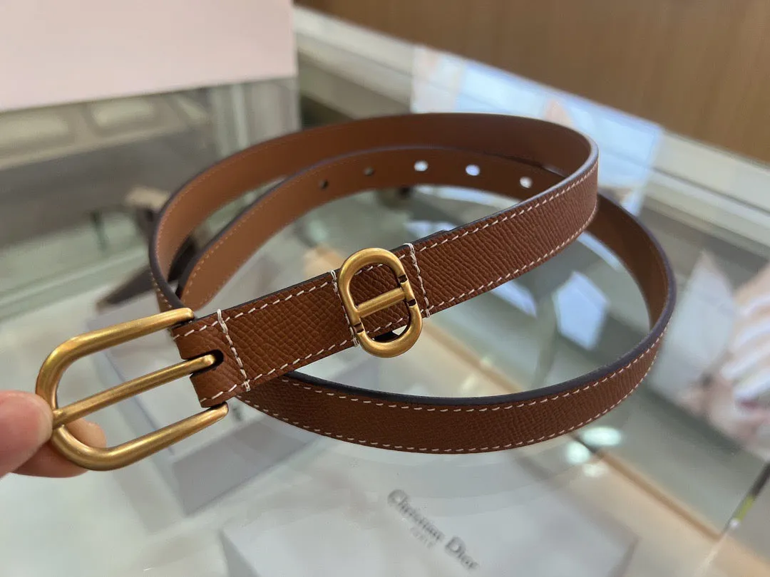 BL170 CD Calfskin Saddle Belt , 20 MM