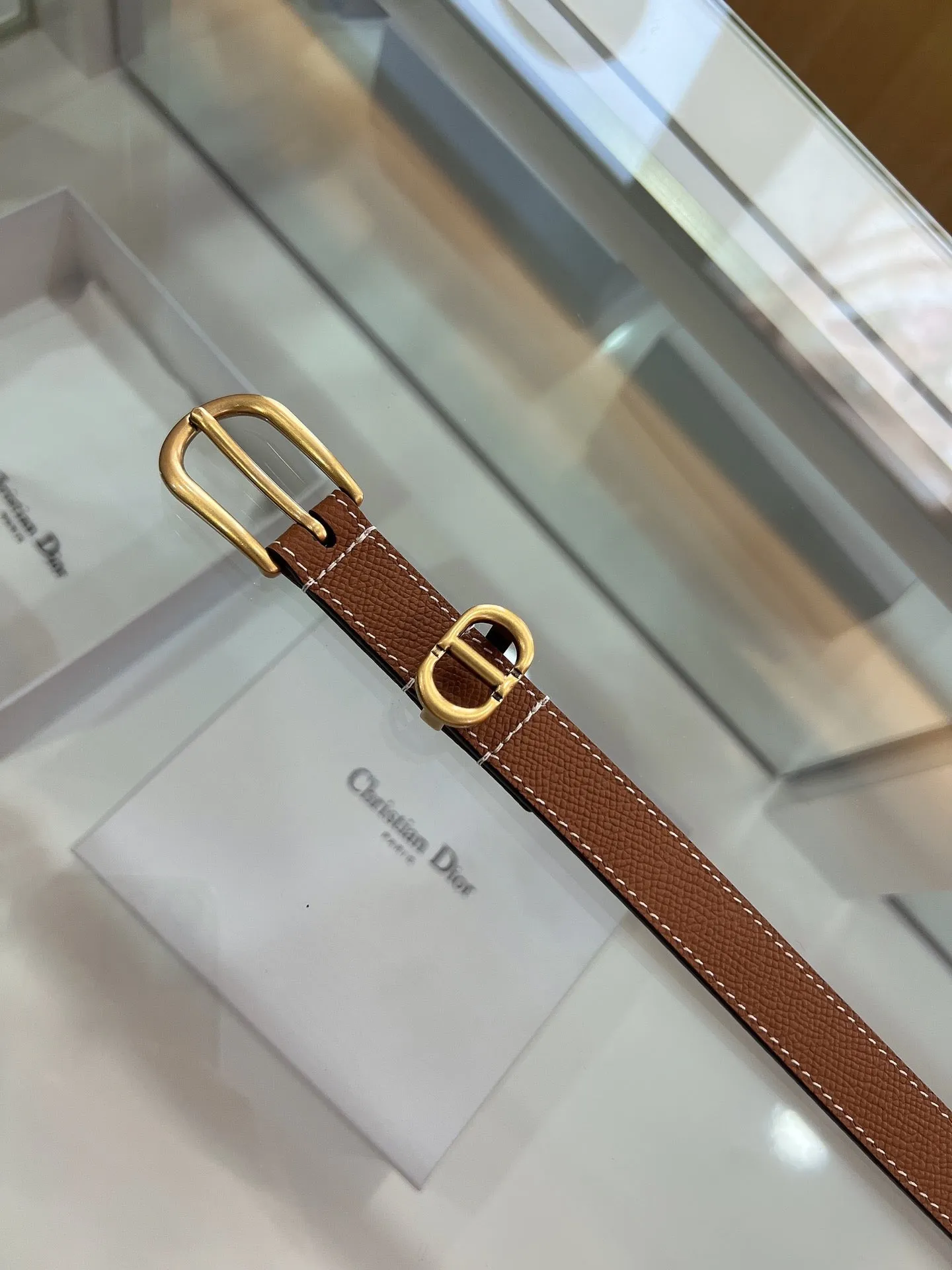 BL170 CD Calfskin Saddle Belt , 20 MM