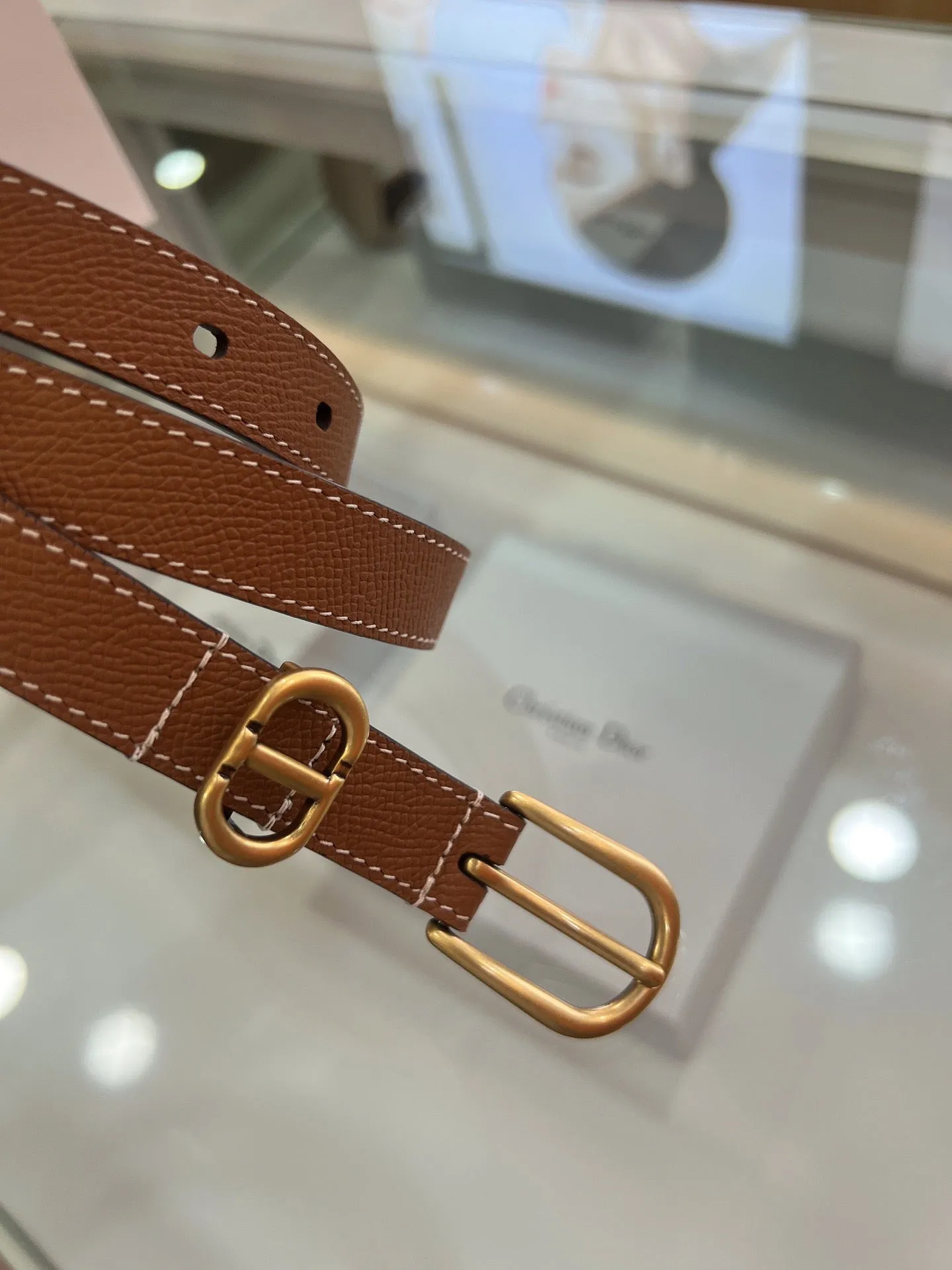 BL170 CD Calfskin Saddle Belt , 20 MM