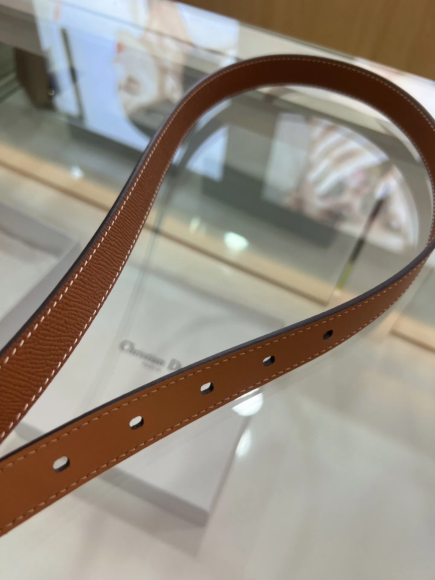 BL170 CD Calfskin Saddle Belt , 20 MM