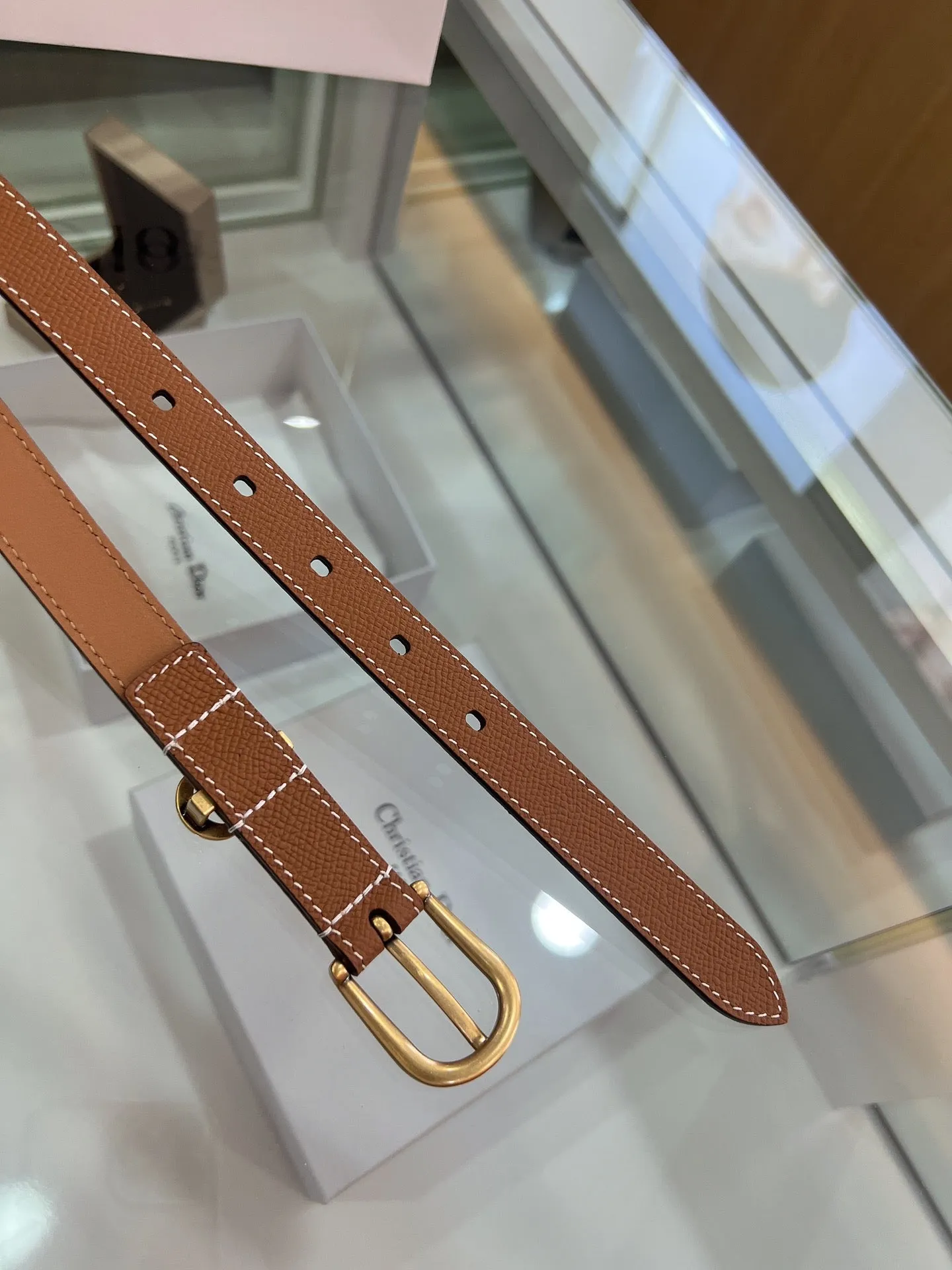 BL170 CD Calfskin Saddle Belt , 20 MM