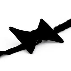 Black Bow Tie, Fathers Day, Mens  Bow Tie Accessories - Handmade Ceramic Bow Tie