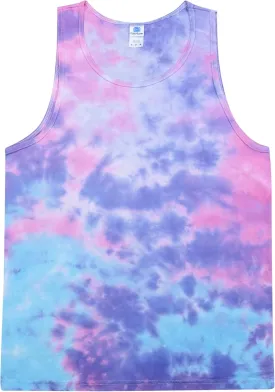 Colortone Unisex Tie Dye Tank Top - Beach Tank Tops for Women and Men - Sleeveless Summer Tops - Mens and Womens Beach Wear
