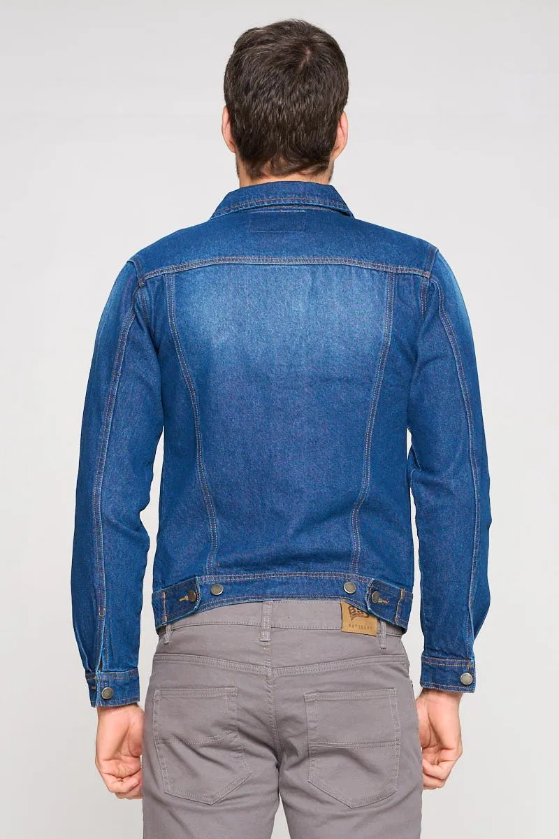 Dark washed Men's Denim Jacket (OPEN PACK)