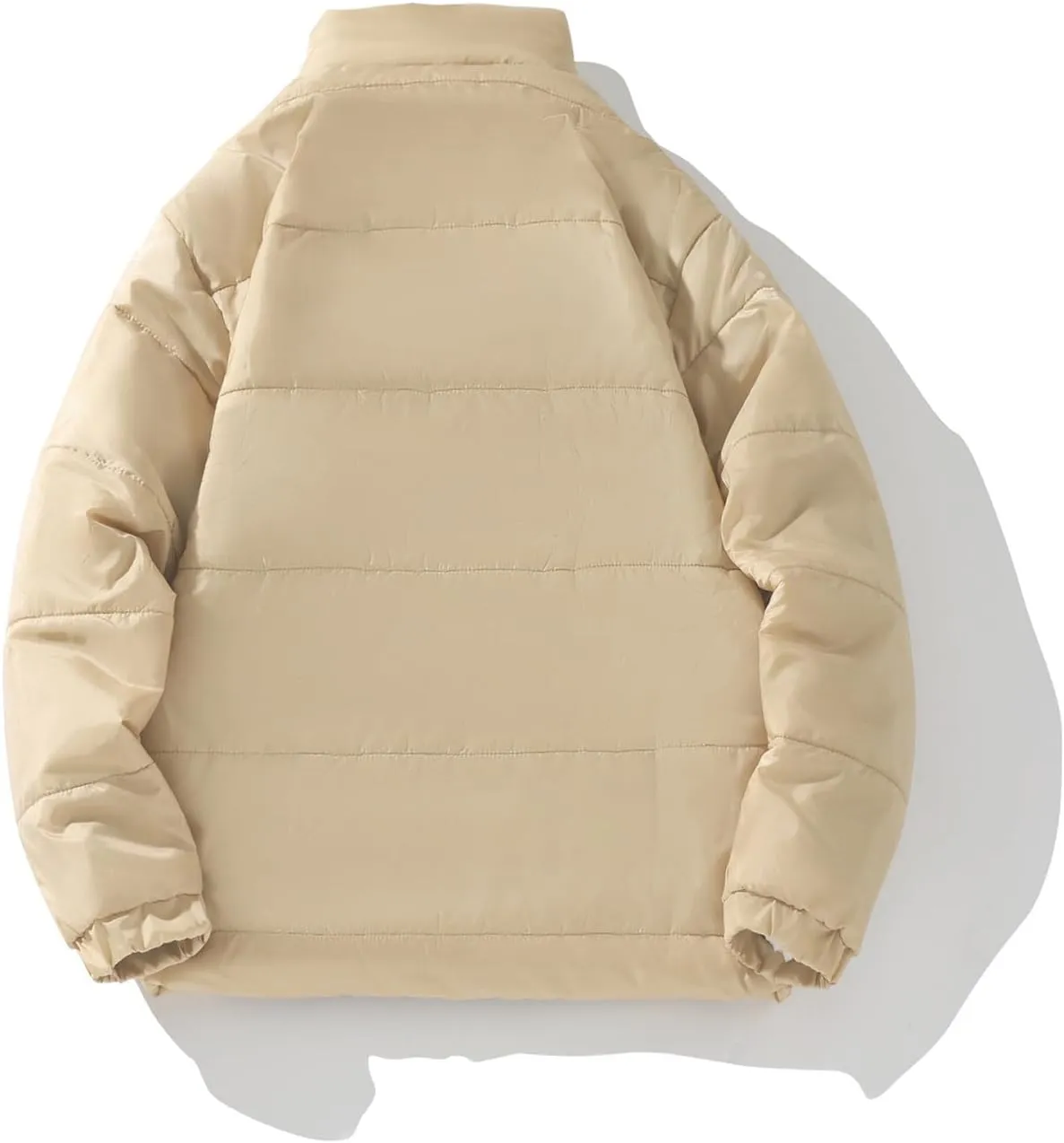 Down Cotton Coat for Men Winter Warm Quilted Jacket Thicken Padded Insulated Jacket Outwear Puffy Couple Winter Coat