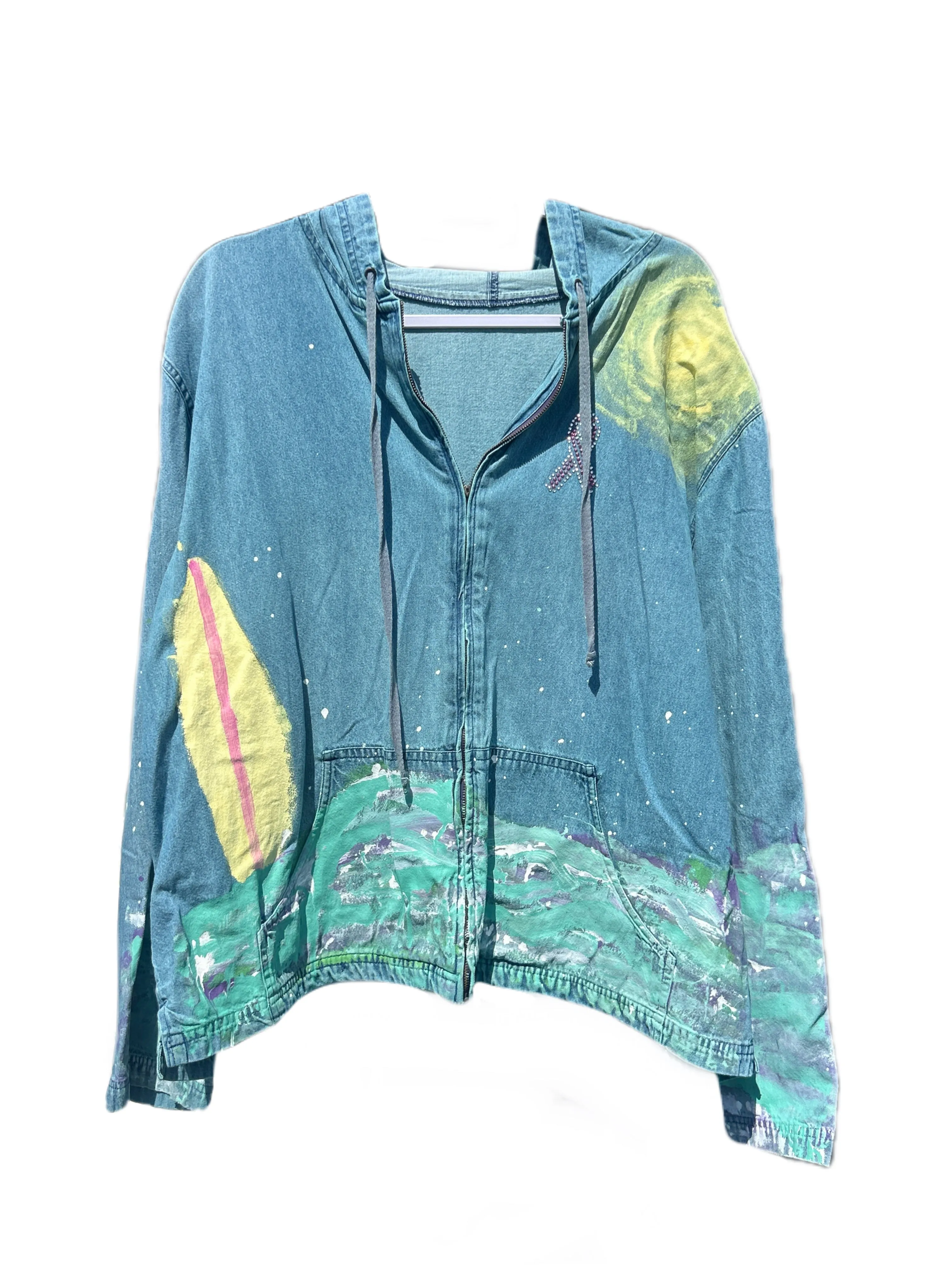 Dyed & Painted Jackets with Peruvian Textiles