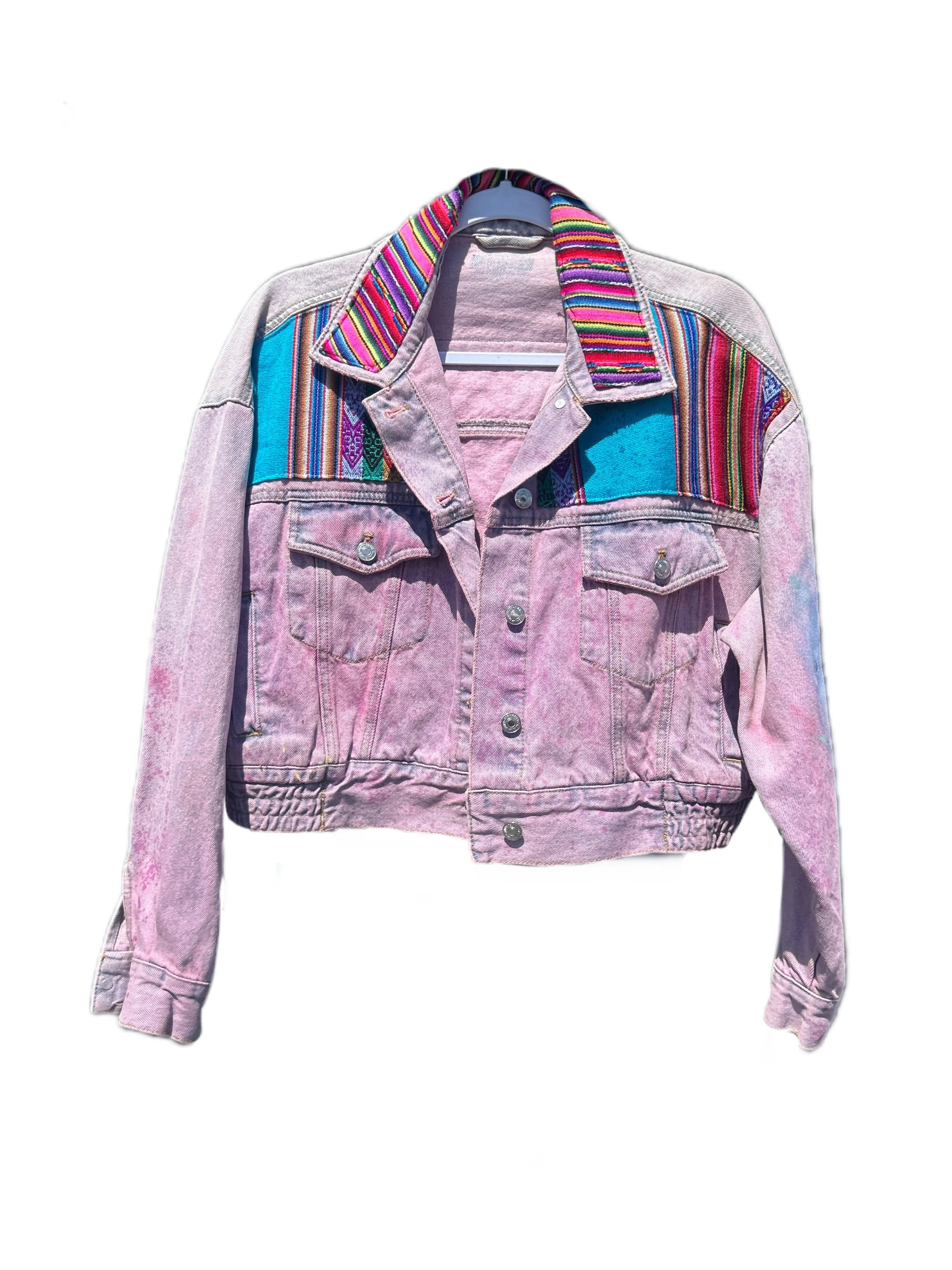 Dyed & Painted Jackets with Peruvian Textiles