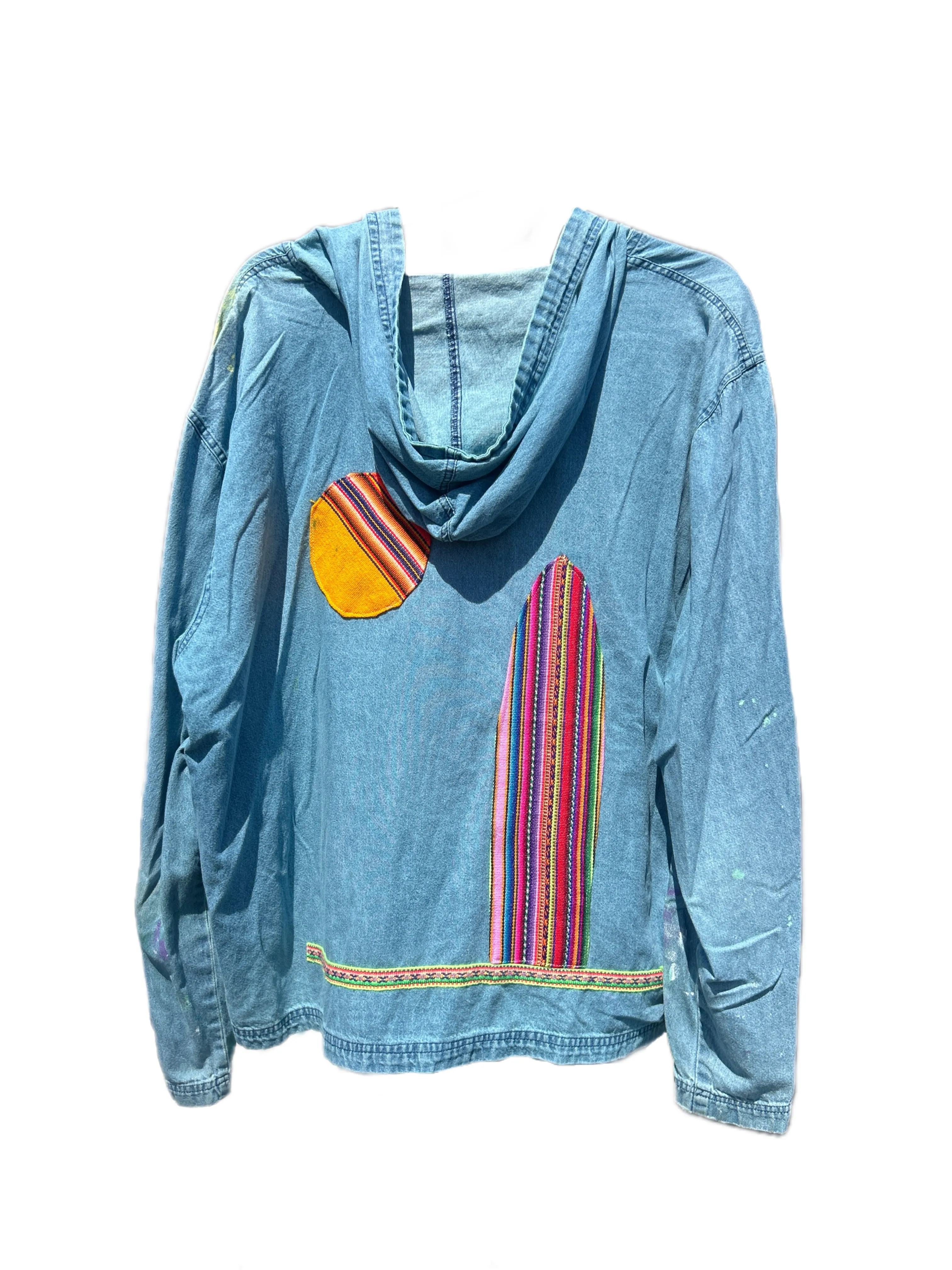Dyed & Painted Jackets with Peruvian Textiles