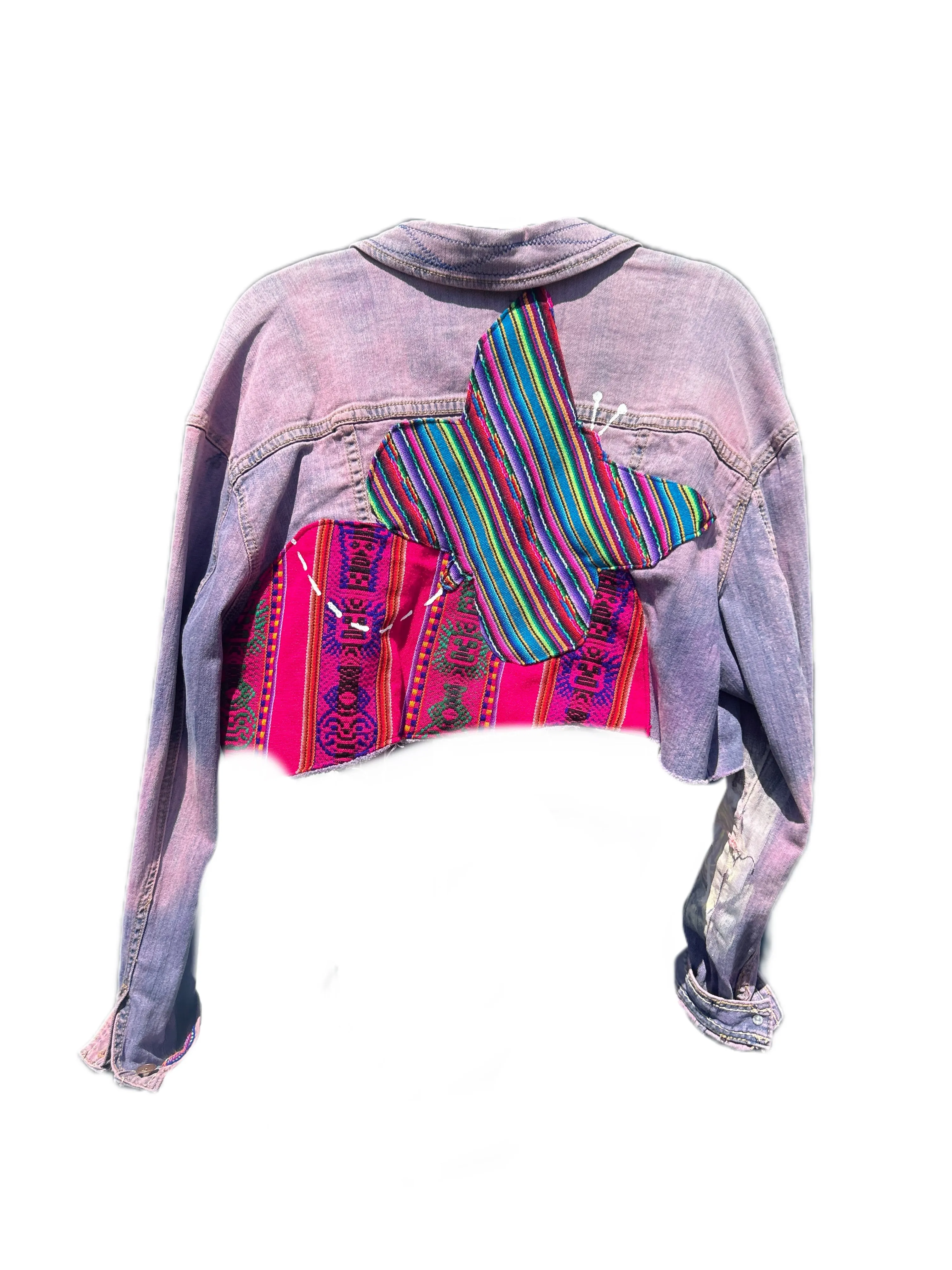 Dyed & Painted Jackets with Peruvian Textiles