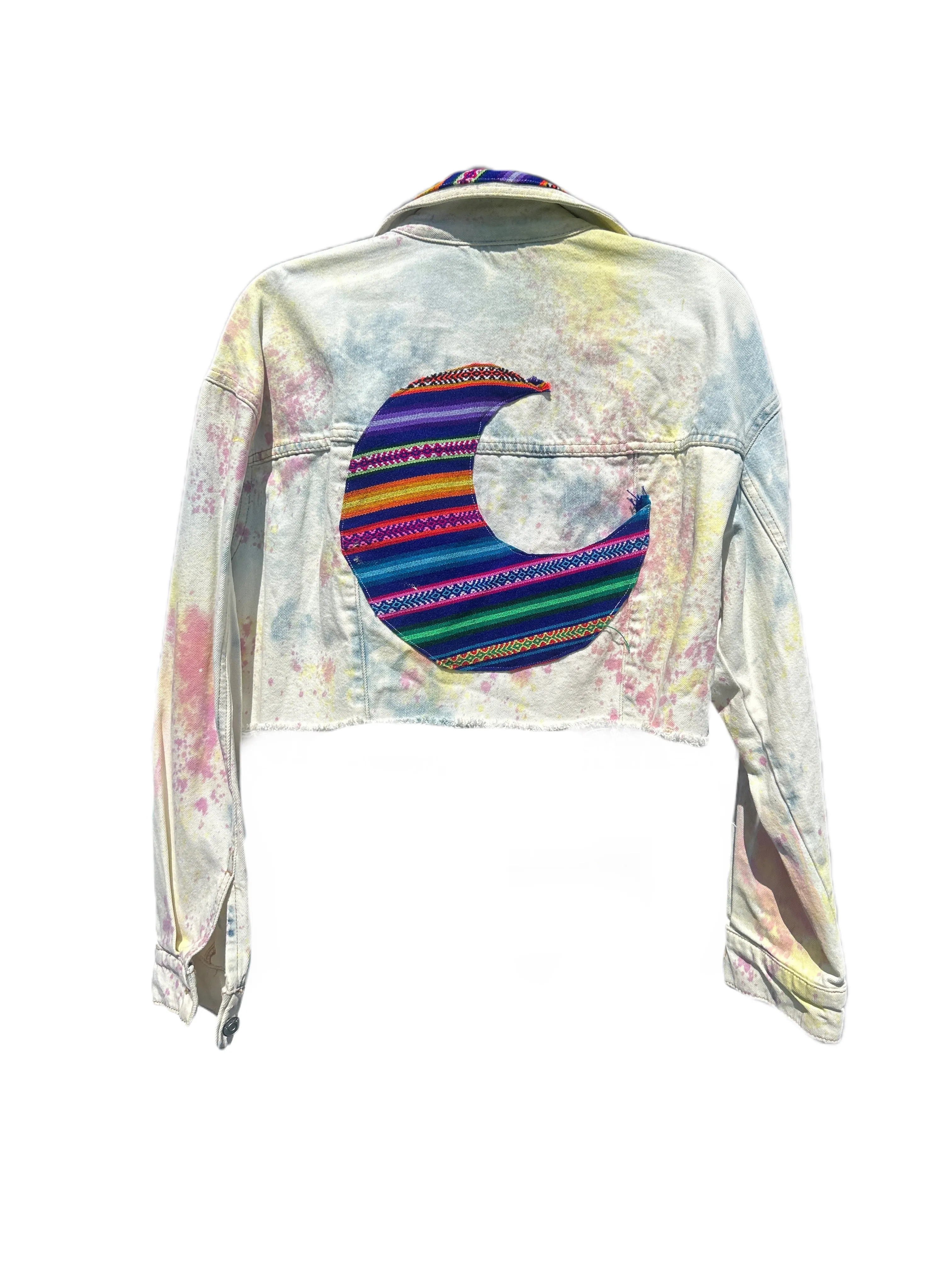 Dyed & Painted Jackets with Peruvian Textiles