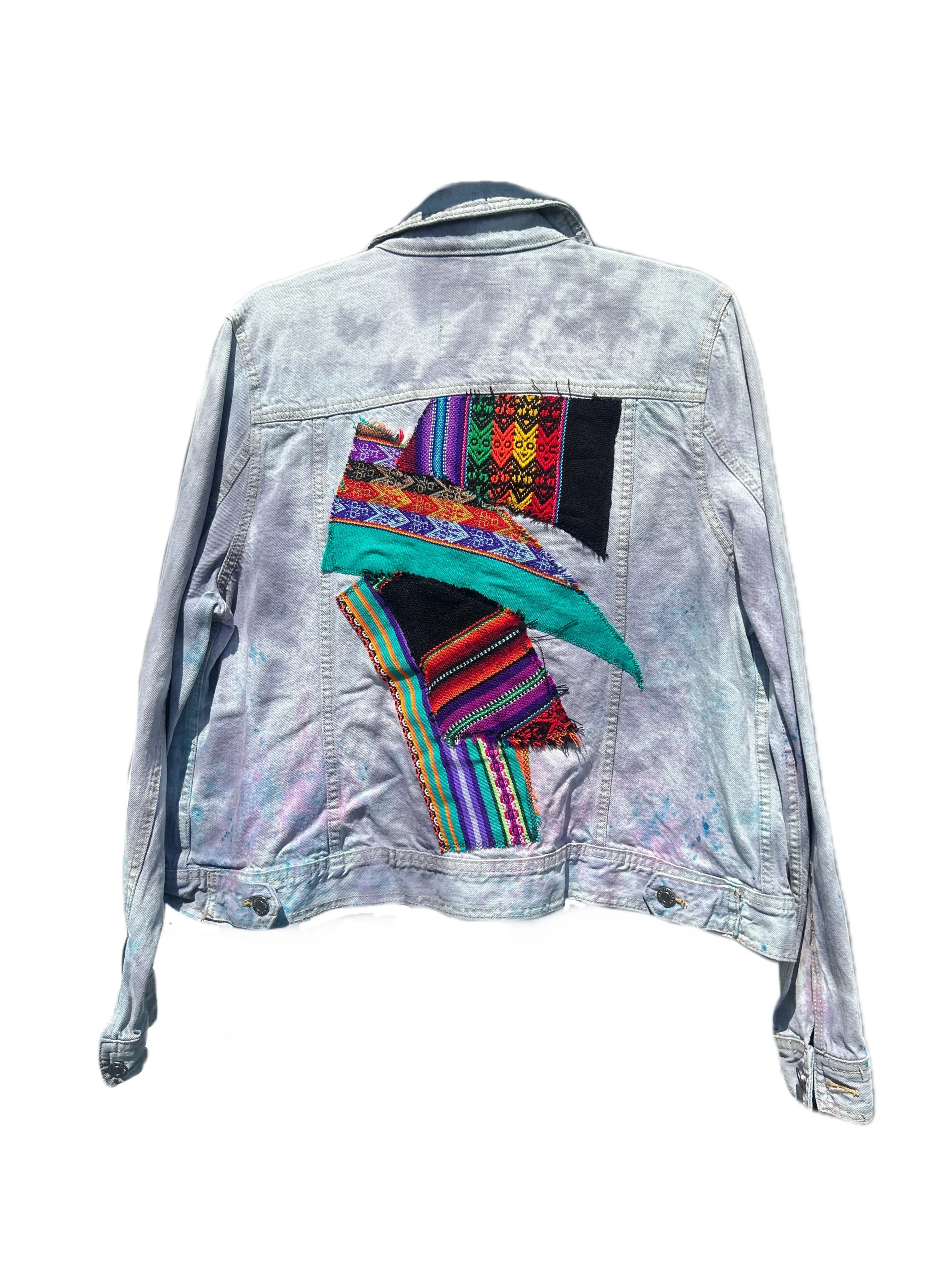 Dyed & Painted Jackets with Peruvian Textiles