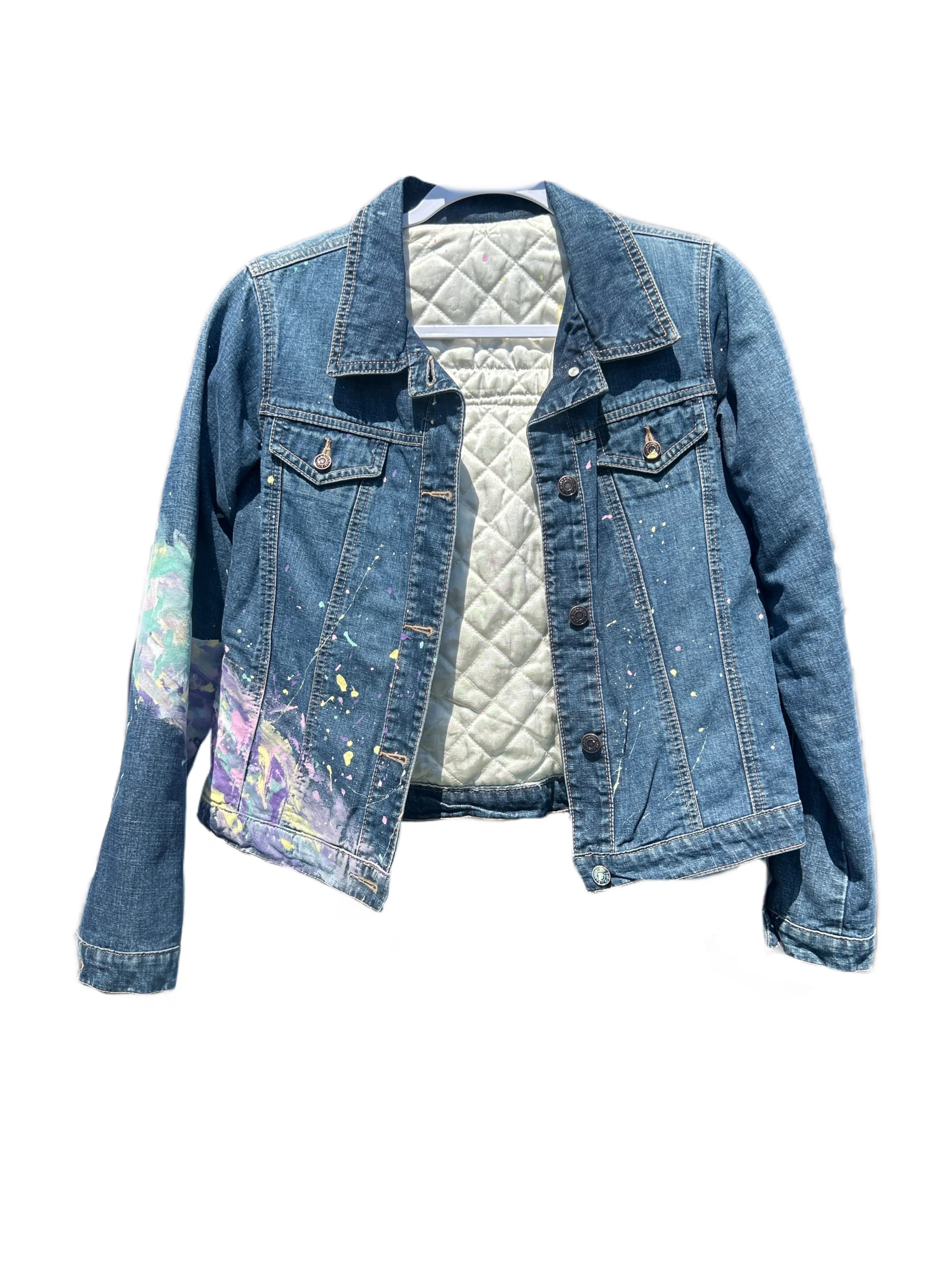 Dyed & Painted Jackets with Peruvian Textiles