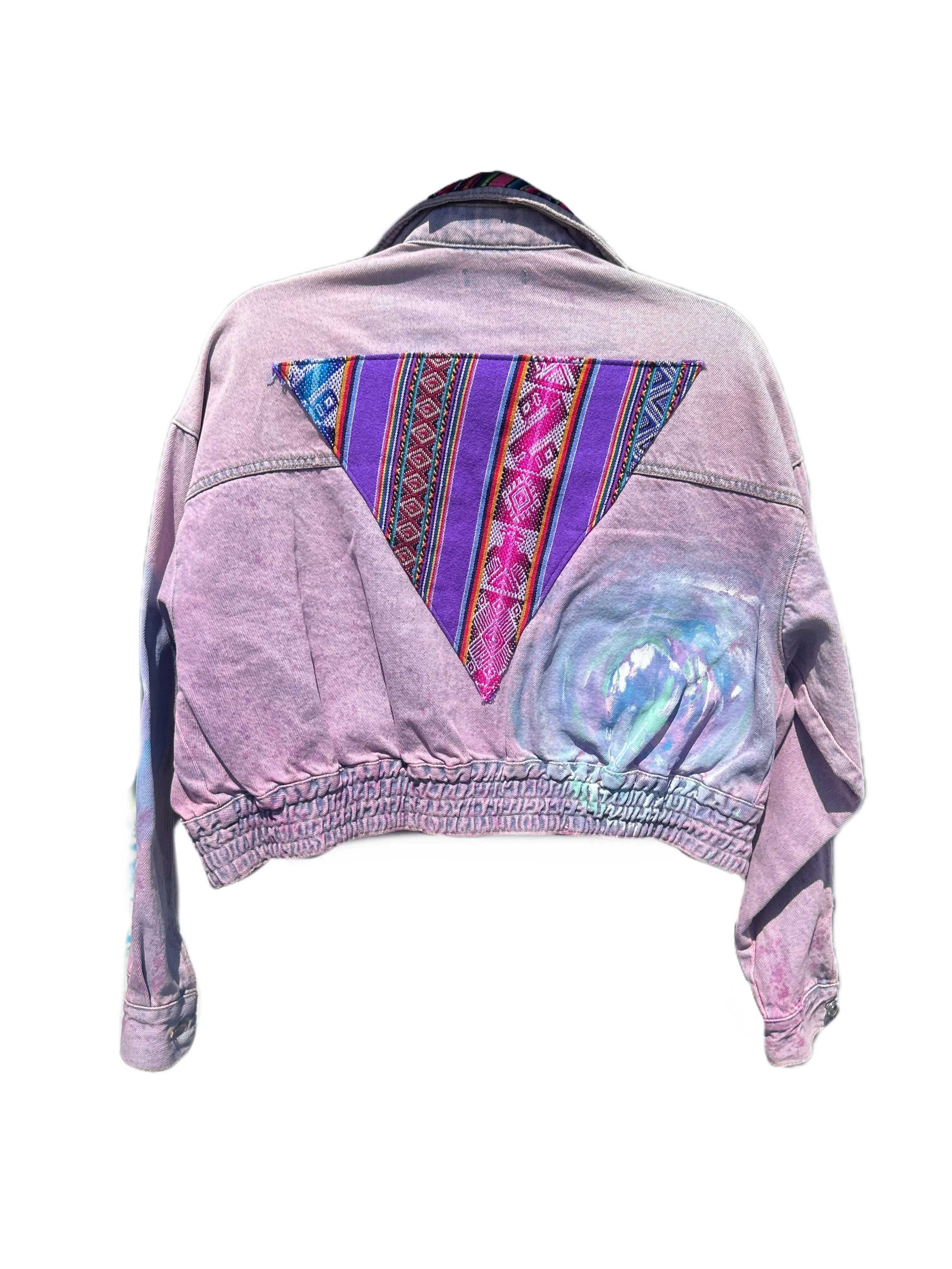 Dyed & Painted Jackets with Peruvian Textiles