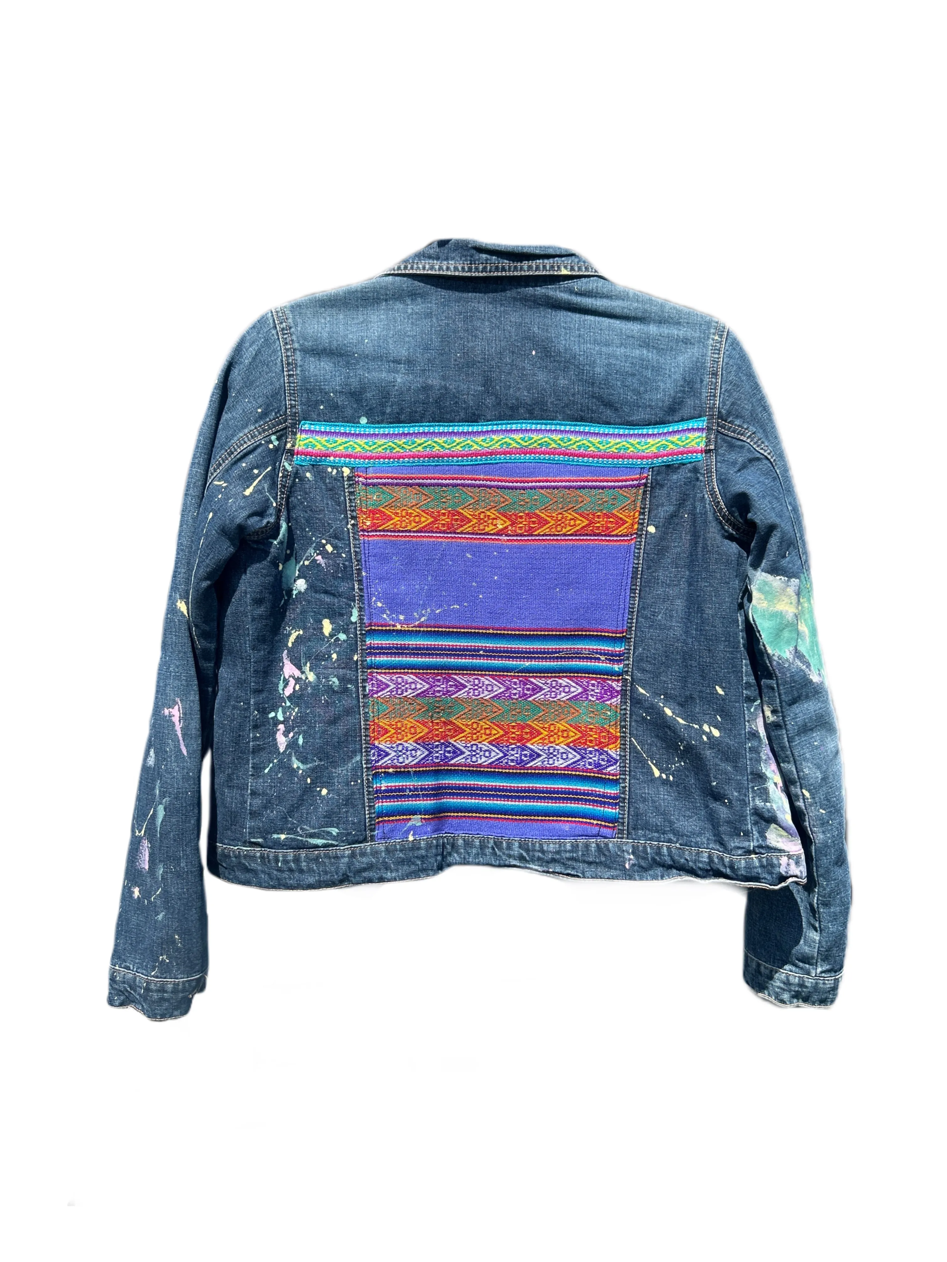 Dyed & Painted Jackets with Peruvian Textiles
