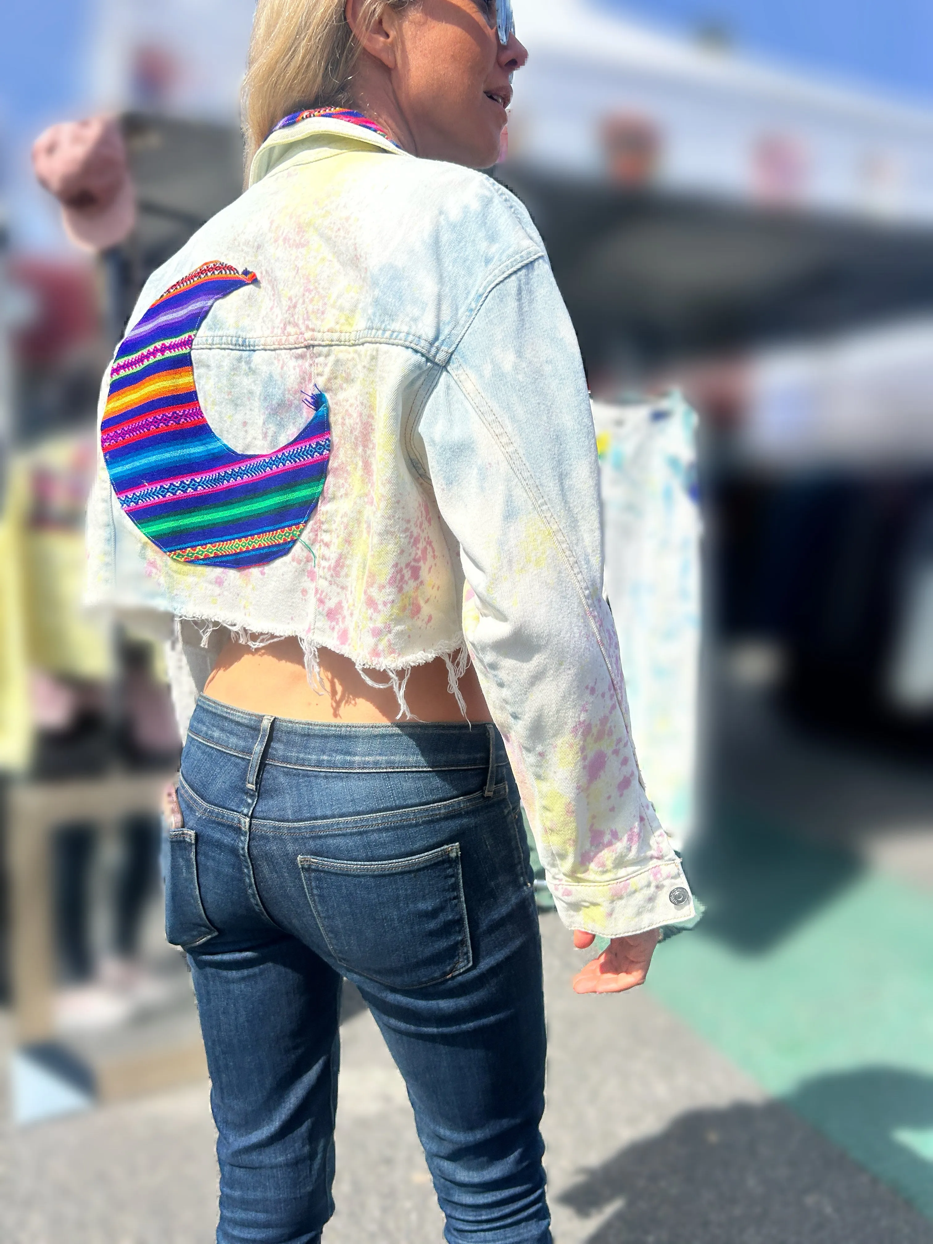 Dyed & Painted Jackets with Peruvian Textiles