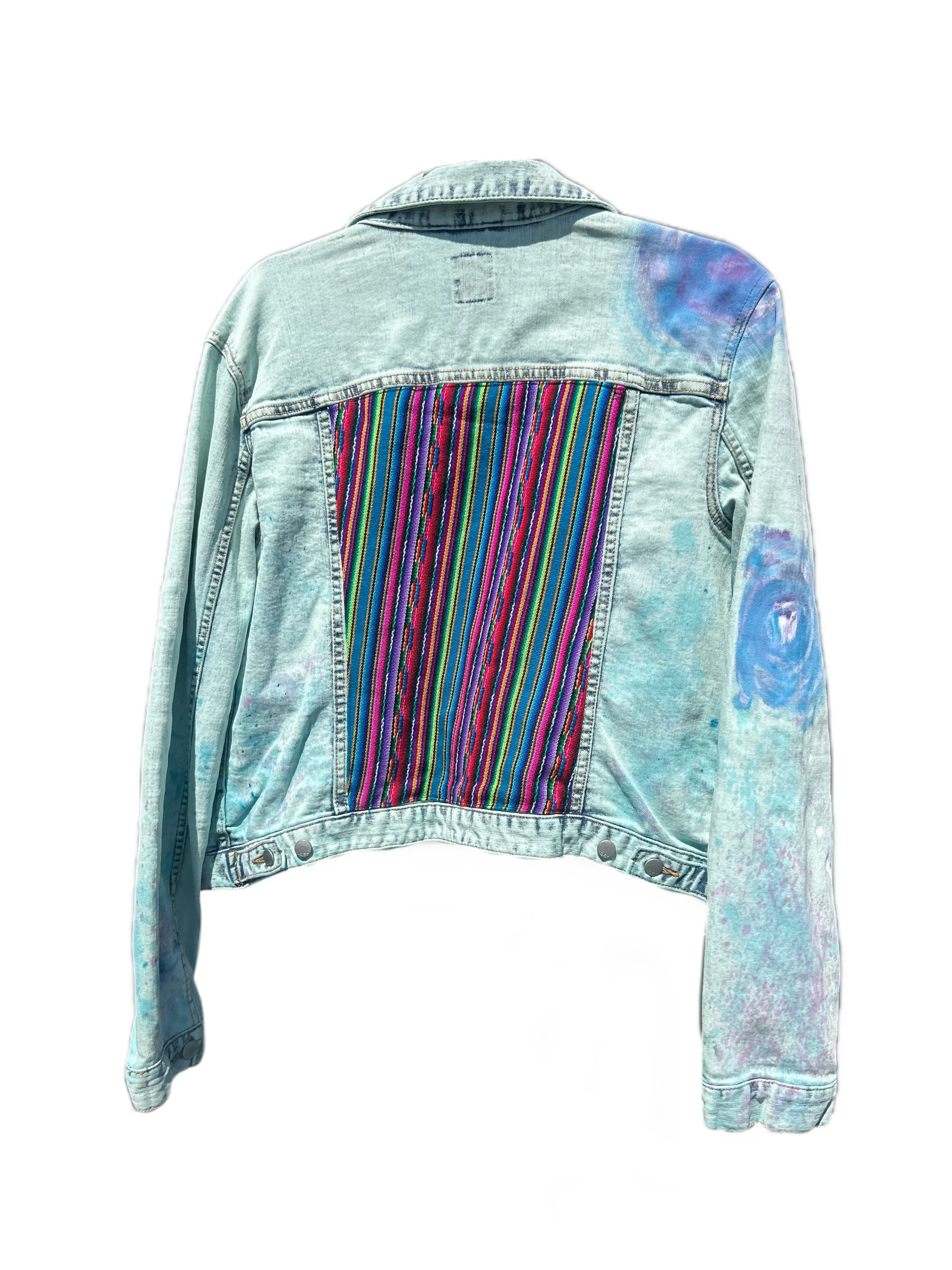 Dyed & Painted Jackets with Peruvian Textiles