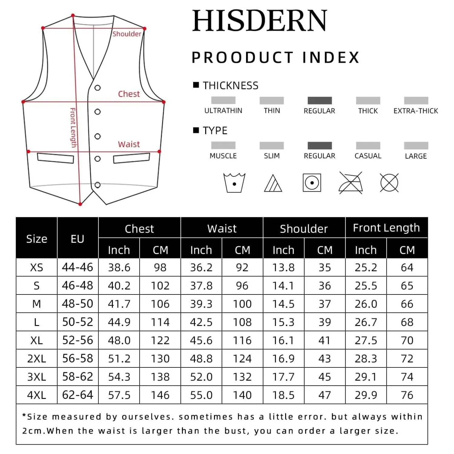Formal Suit Vest - BLUE