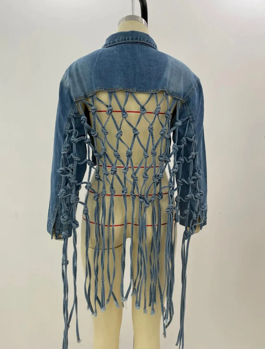 Fringe Frenzy Denim Jacket
