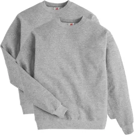 Hanes Men's EcoSmart Fleece, Pullover Crewneck Sweatshirt, 1 or 2 Pack