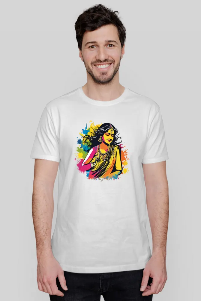 Happy Dhulandi Printed T-shirt for Men
