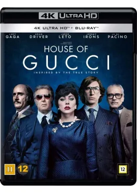 House of Gucci 4K [ Blu-Ray, Reg.A/B/C Import - Denmark ]