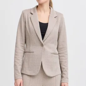 Ichi Kate Jacquard Regular Fit Blazer