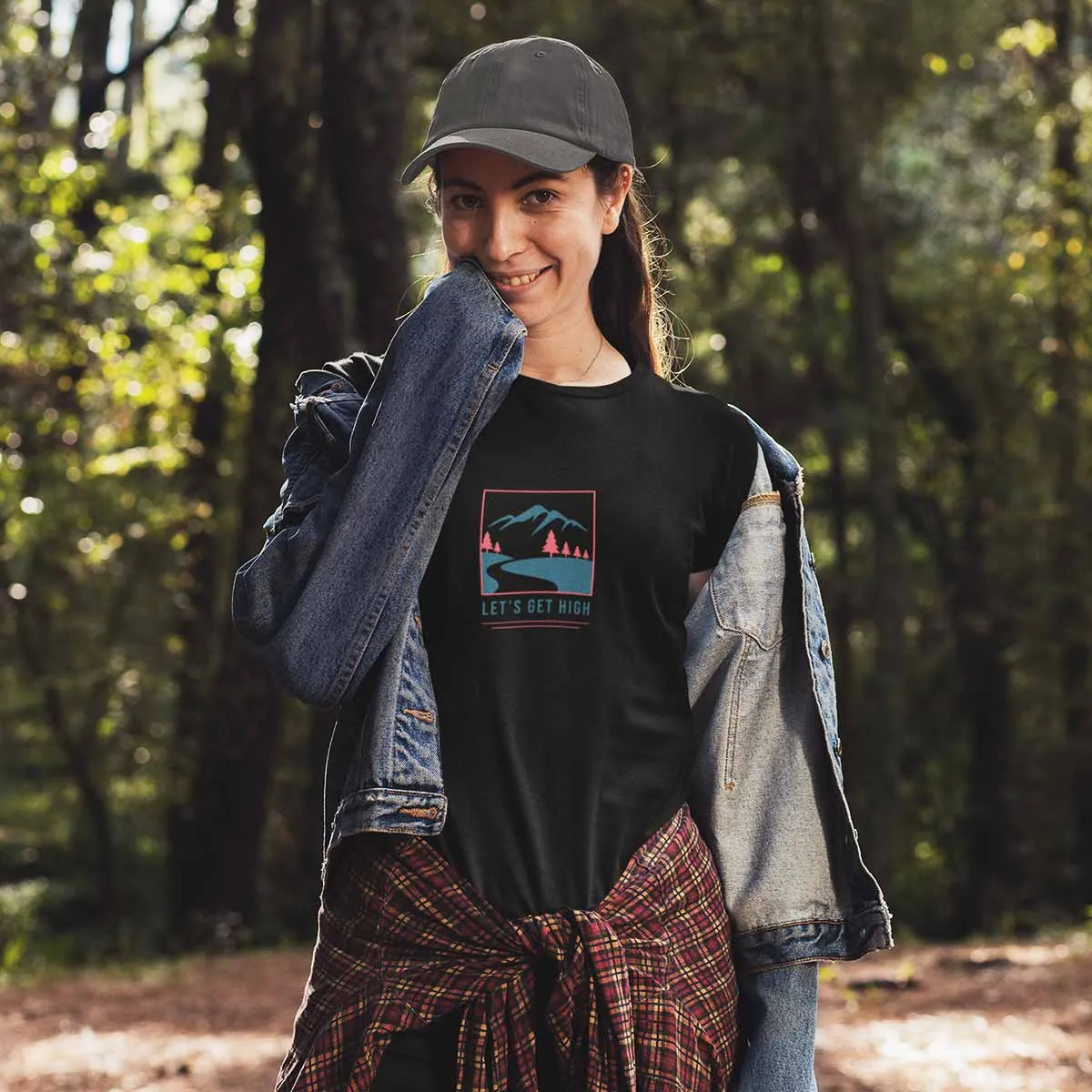 Let's Get High |  Printed T shirt