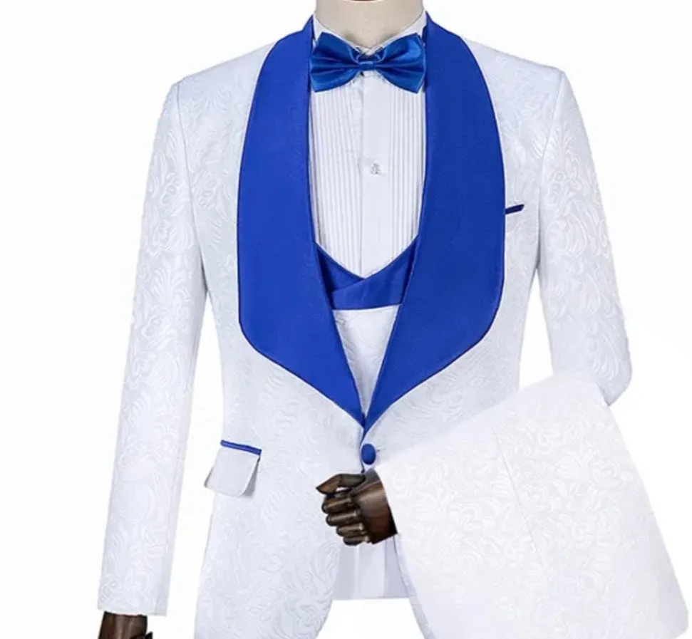 Mens Navy Wedding Suit Mens Tuxedo Prom Party Suits