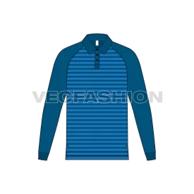 Mens Striped Polo Shirt