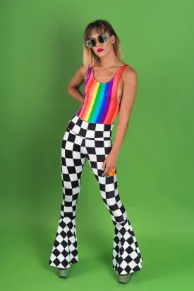 Mod Squad Checker Bell Bottoms