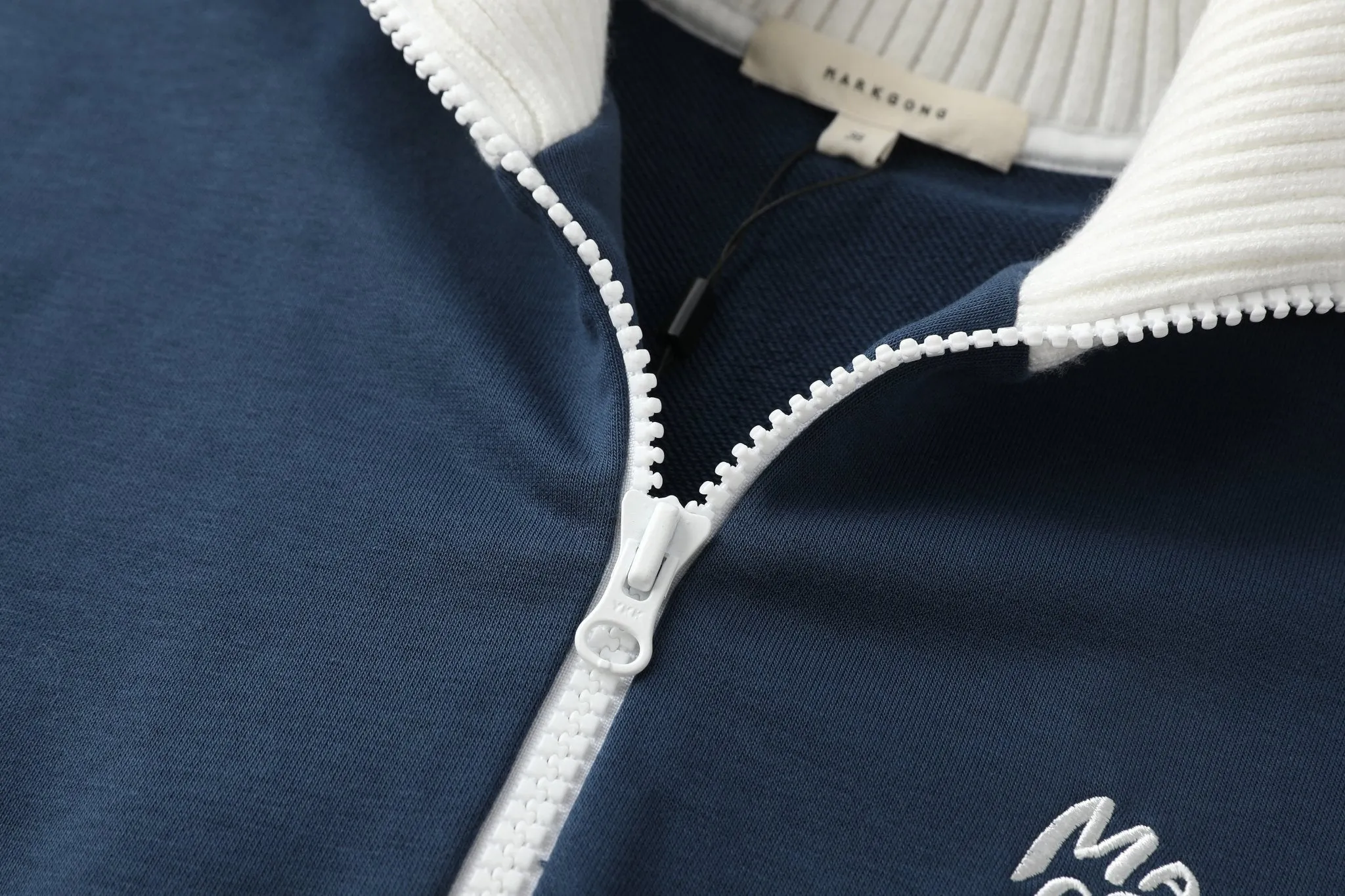 Navy Zipper Sweatshirt