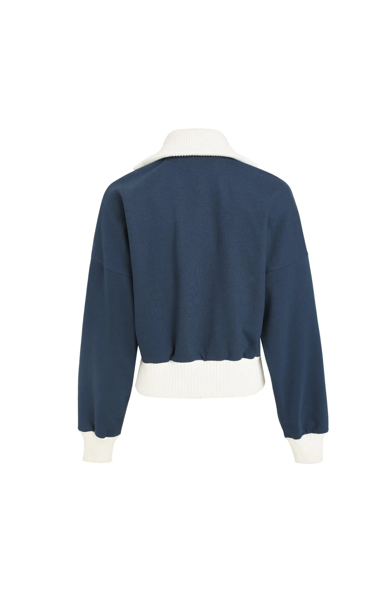 Navy Zipper Sweatshirt