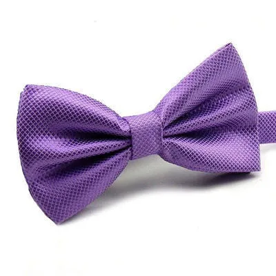NEW Novelty Wedding Party Polyester Bowtie Noeud Papillon Men Women Bow Tie Solid Color Bolo Neckwear