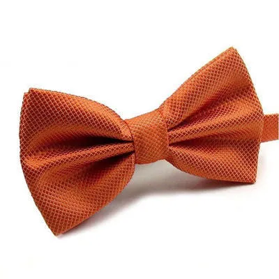 NEW Novelty Wedding Party Polyester Bowtie Noeud Papillon Men Women Bow Tie Solid Color Bolo Neckwear