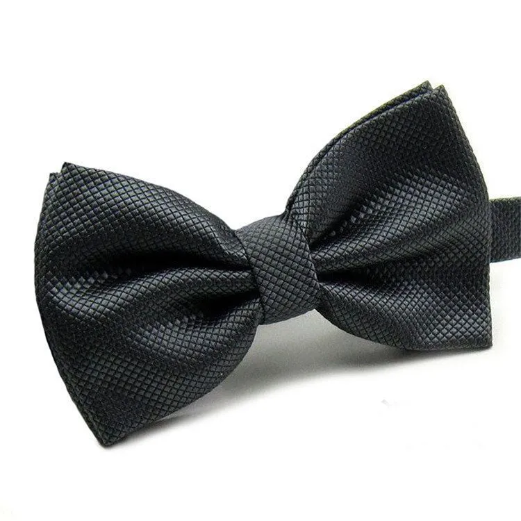 NEW Novelty Wedding Party Polyester Bowtie Noeud Papillon Men Women Bow Tie Solid Color Bolo Neckwear