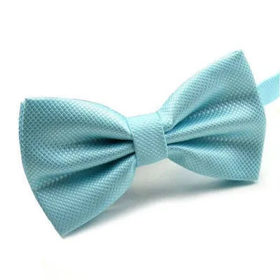 NEW Novelty Wedding Party Polyester Bowtie Noeud Papillon Men Women Bow Tie Solid Color Bolo Neckwear