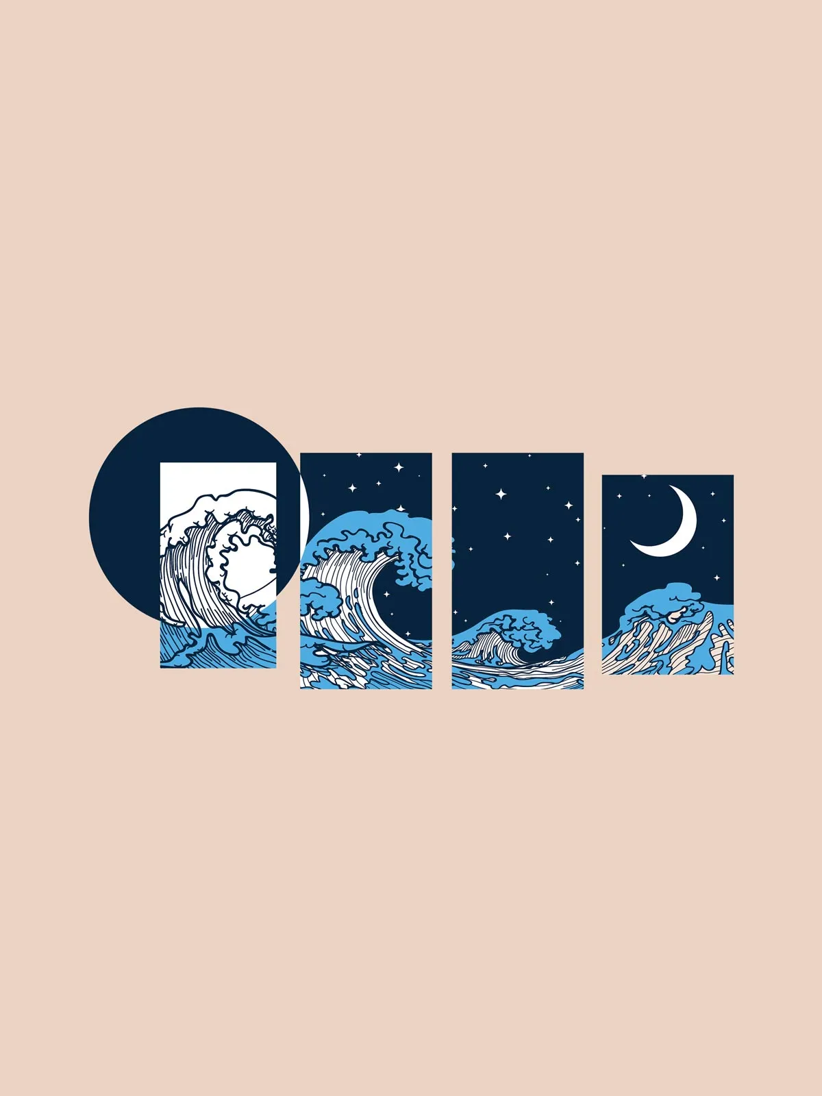 Ocean Night  | Printed T shirt