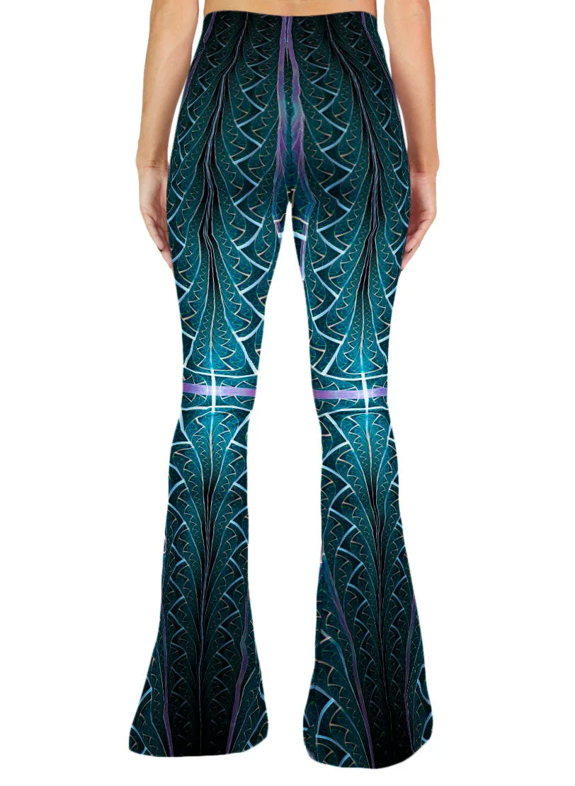 Shamanic Bell Bottom Pants | Women's | Festival Rave | Konibo