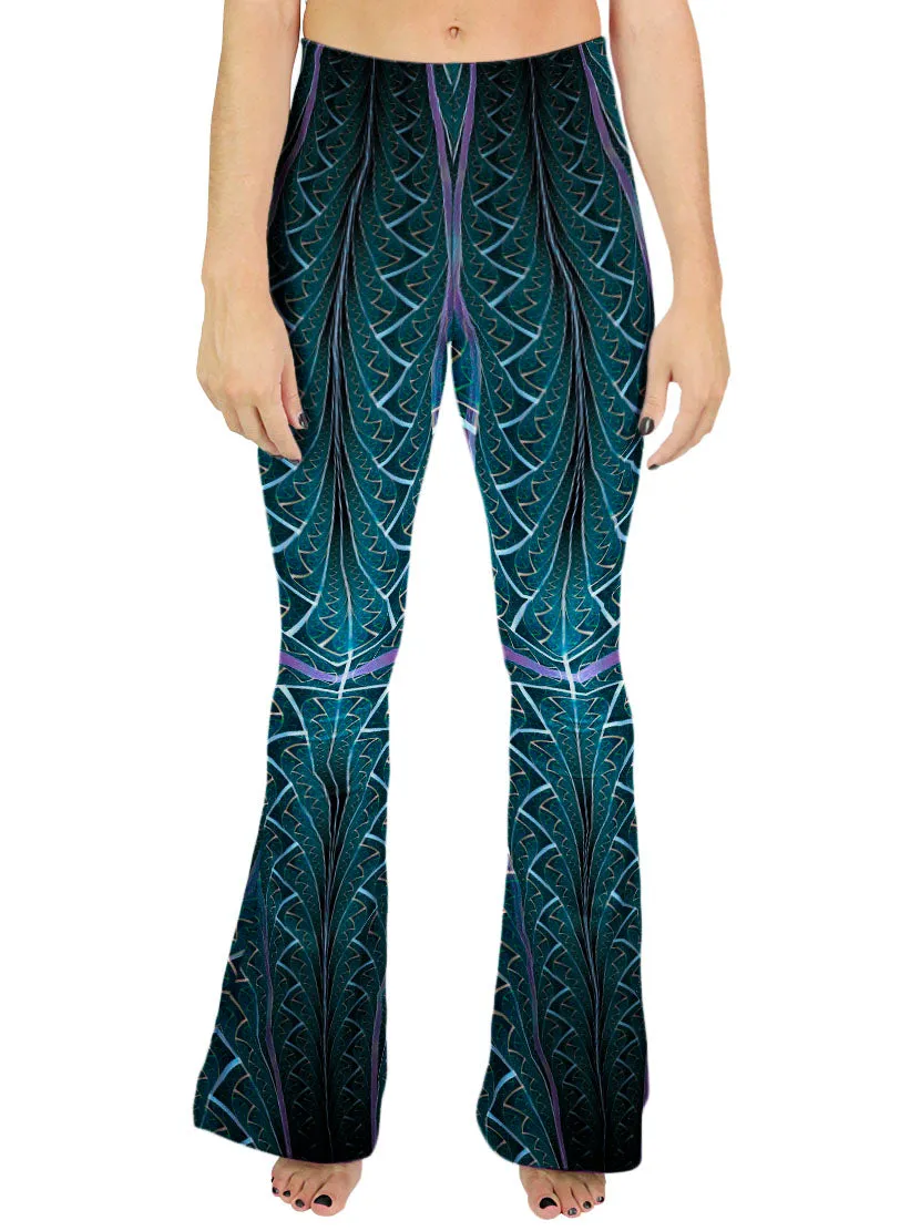 Shamanic Bell Bottom Pants | Women's | Festival Rave | Konibo
