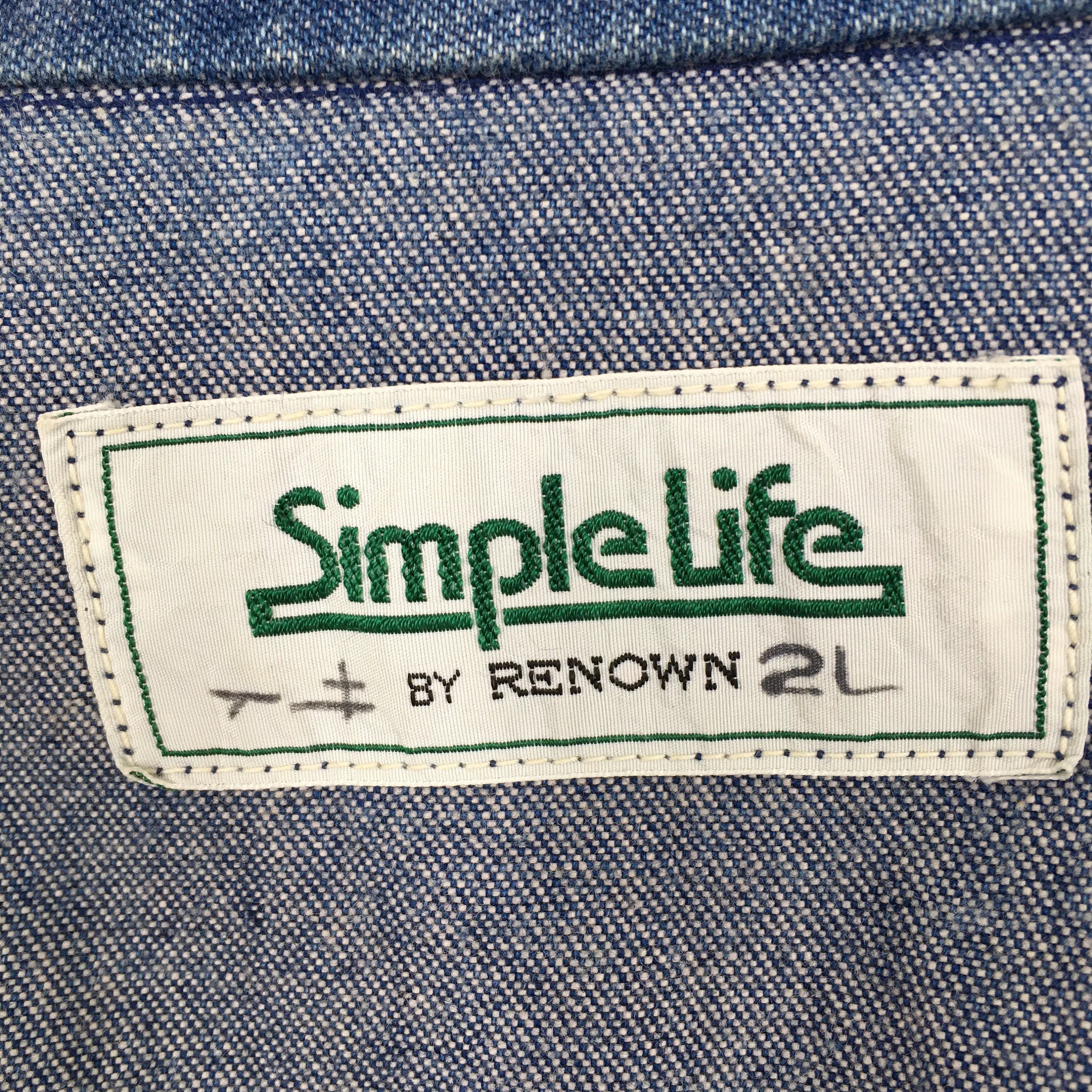 Simple Life Denim Worker Jacket Large