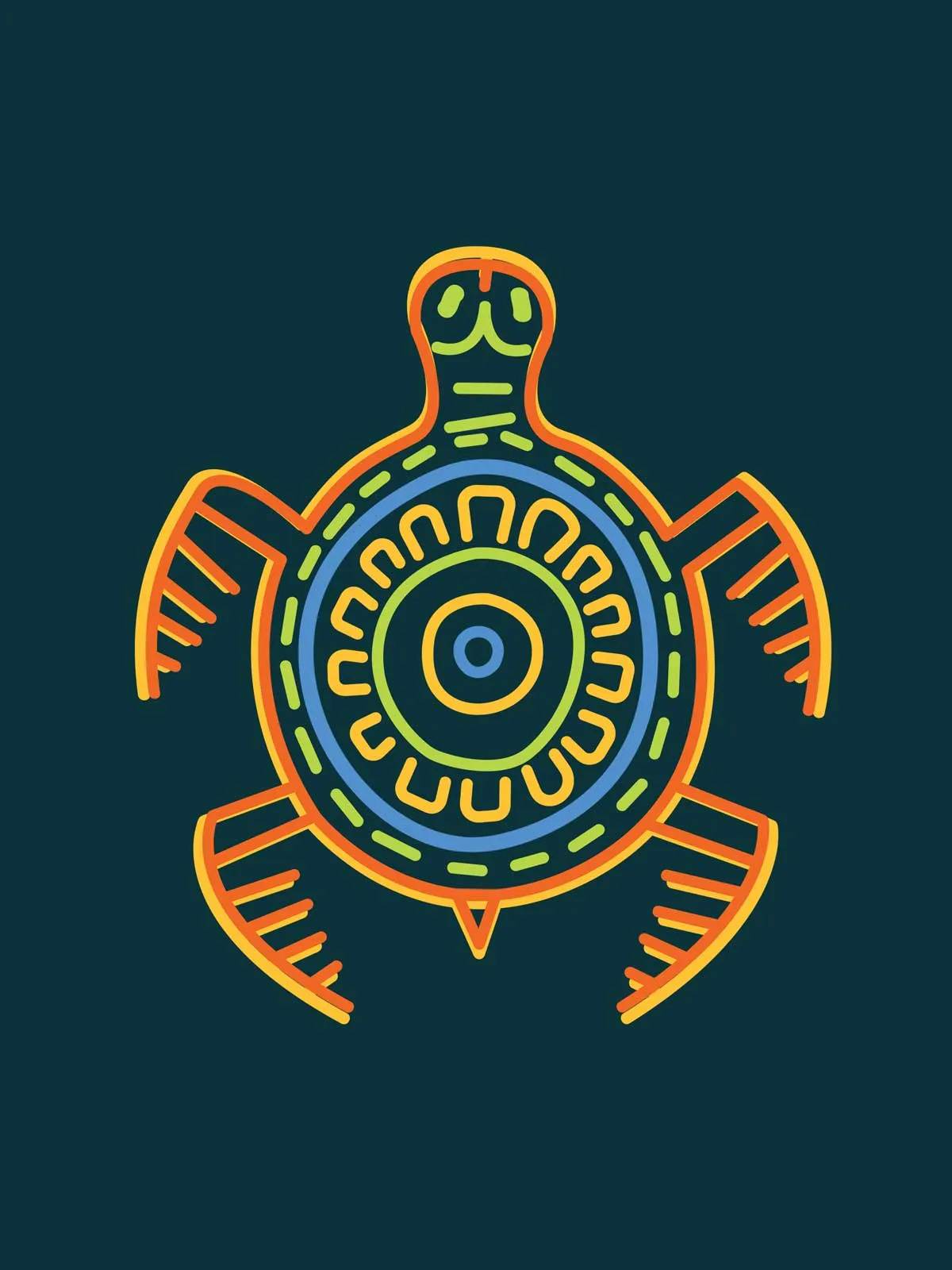 Turtle  | Printed  T shirt