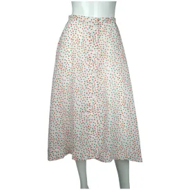 Vintage Christian Dior Polka Dot Beachwear Skirt 1970s Unused Old Stock NOS 26”W